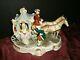 Antique Grafenthal Porcelain Horse & Carriage With Courting Couple-germany-19436