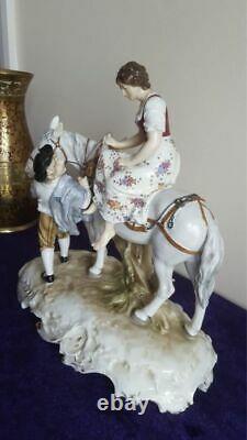 Antique! Karl Ens Vintage Original Statuette Porcelain Figurine Germany Marked