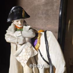 Antique Large Scheibe alsbach porcelain napoleon & Horse figurine