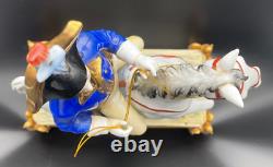 Antique Meissen Calvary on a horse Figurine