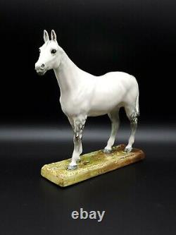 Antique Merely A Minor Royal Doulton England White/grey Horse Figurine #hn2567