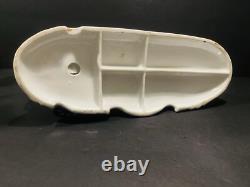 Antique Porcelain Horse Drown Carriage Large 12 Figurine