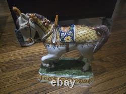 Antique Rare Delft Holland Pottery unicorn horse Figurine