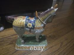 Antique Rare Delft Holland Pottery unicorn horse Figurine