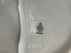 Antique Schaubach Kunst Germany Porcelain Nude Woman On White Horse, Figurine