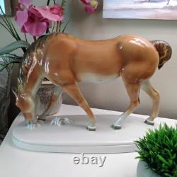 Antique Schwarzburger Werkstatten Grazing Horse #1205 1900-1940's