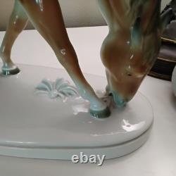 Antique Schwarzburger Werkstatten Grazing Horse #1205 1900-1940's
