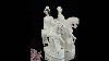 Antique Staffordshire Porcelain Cavalier And Horse Figurine Pair