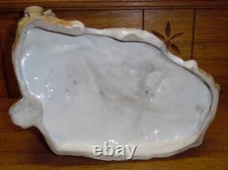 Antique / Vintage German Porcelain Horse Figural Grouping Planter 10 5/8 Tall