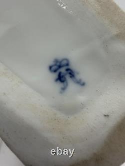 Antique Volkstedter Porcelain 1920 Plowman On Horseback Figurine FLAWED