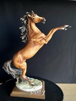Armani Rearing Horse Sculpture, Capodimonte