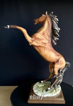 Armani Rearing Horse Sculpture, Capodimonte