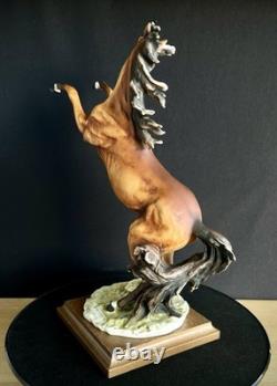 Armani Rearing Horse Sculpture, Capodimonte