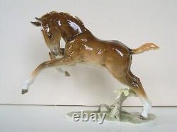 Art Deco Hutschenreuther-rosenthal Larking Horse Foal Porcelain Figurine