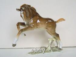 Art Deco Hutschenreuther-rosenthal Larking Horse Foal Porcelain Figurine