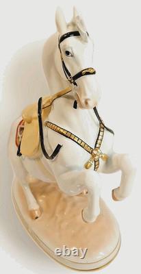 Augarten Austria Horse Spanish Riding School Levade 1550 Bone China Rare HTF