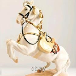 Augarten Austria Horse Spanish Riding School Levade 1550 Bone China Rare HTF