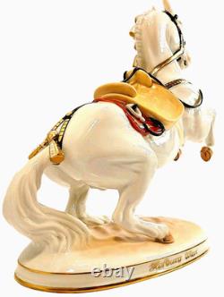 Augarten Austria Horse Spanish Riding School Levade 1550 Bone China Rare HTF