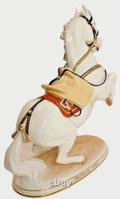 Augarten Austria Horse Spanish Riding School Levade 1550 Bone China Rare HTF