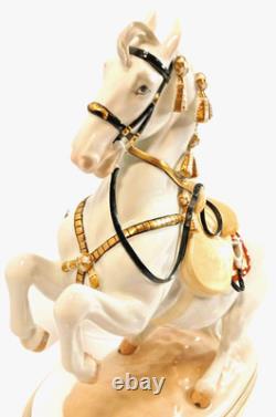 Augarten Austria Horse Spanish Riding School Levade 1550 Bone China Rare HTF
