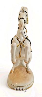Augarten Austria Horse Spanish Riding School Levade 1550 Bone China Rare HTF