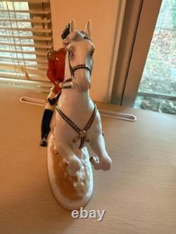 Augarten Horse Wien Porcelain Spanish Riding School Lipizzan Courbette Mint