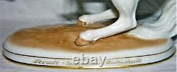 Augarten Levade Porcelain Lipizzaner Spanish Riding School Horse & Rider Figure