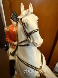 Augarten Lipizzaner Horse Courbette Spanish Riding School 11.5 in Fine Döbric