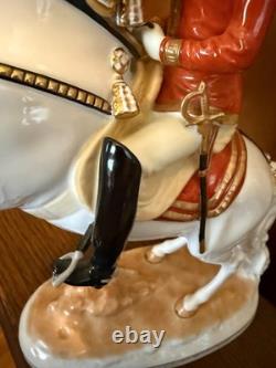 Augarten Lipizzaner Horse Courbette Spanish Riding School 11.5 in Fine Döbric