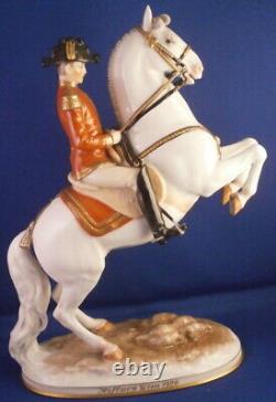 Augarten Porcelain Lipizzan Stallion Figurine Figure Porzellan Wien Figur Vienna