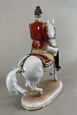 Augarten Vienna Austria Pirouette Spanish Horse Rider Statue Figurine