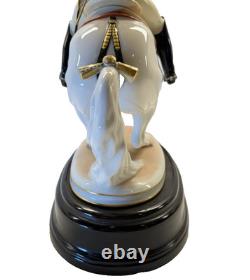 Augarten Vienna Levade Lipizzaner Horse & Rider Figurine #1591 Spanish Riding