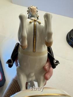 Augarten Vienna Levade Lipizzaner Horse & Rider Figurine #1591 Spanish Riding
