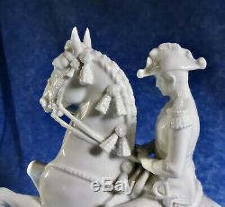 Augarten Wien Vienna 11.5 Porcelain Statuette Lipizzan Horse & Rider- Dobrich