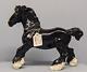 Beswick Black Cantering Shire Bcc 1996 From The Linda Walter Estate