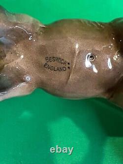 BESWICK ENGLAND Porcelain HORSE & Shire Foal, Excellent Condition