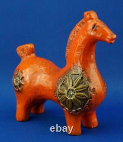 BITOSSI Aldo Londi Sculpture Ceramic Majolica animal horse Italian Design 1900