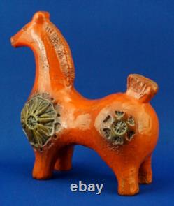 BITOSSI Aldo Londi Sculpture Ceramic Majolica animal horse Italian Design 1900