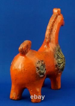 BITOSSI Aldo Londi Sculpture Ceramic Majolica animal horse Italian Design 1900