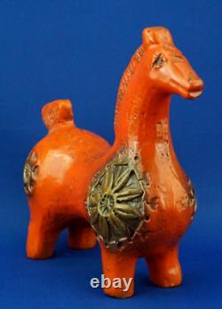 BITOSSI Aldo Londi Sculpture Ceramic Majolica animal horse Italian Design 1900