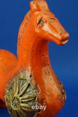 BITOSSI Aldo Londi Sculpture Ceramic Majolica animal horse Italian Design 1900