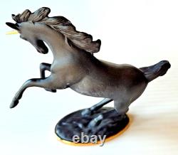 BLACK BASALT Unicorn, 1991, Never Displayed withBox MINT, VERY RARE! NEW