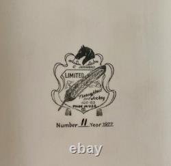 BOEHM Thoroughbred And Jockey 1977 # 11 Porcelain 14 Statue Figurine Signed