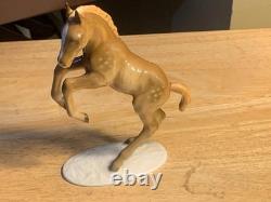Beautiful Hutschenreuther Rearing Foal Figurine -Germany 6.5T