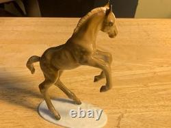 Beautiful Hutschenreuther Rearing Foal Figurine -Germany 6.5T