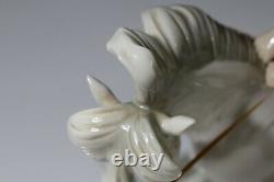 Beautiful Rare Lladro Porcelain Pony Ride Boy & Girl Riding Horse #1251 AB4