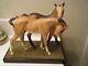 Beautiful Vintage Porcelain Cybis Horse Statue And Base Rare! Must See