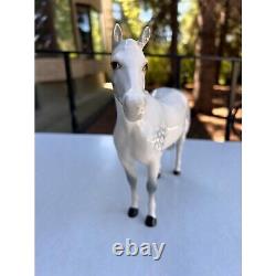 Beswick Dapple Grey Horse England Porcelain Mare & Foal