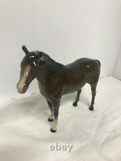 Beswick England Brown Porcelain Horse Figurine