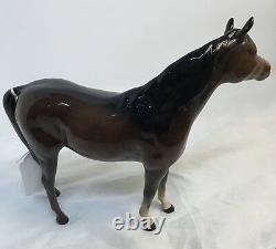 Beswick England Brown Porcelain Horse Figurine